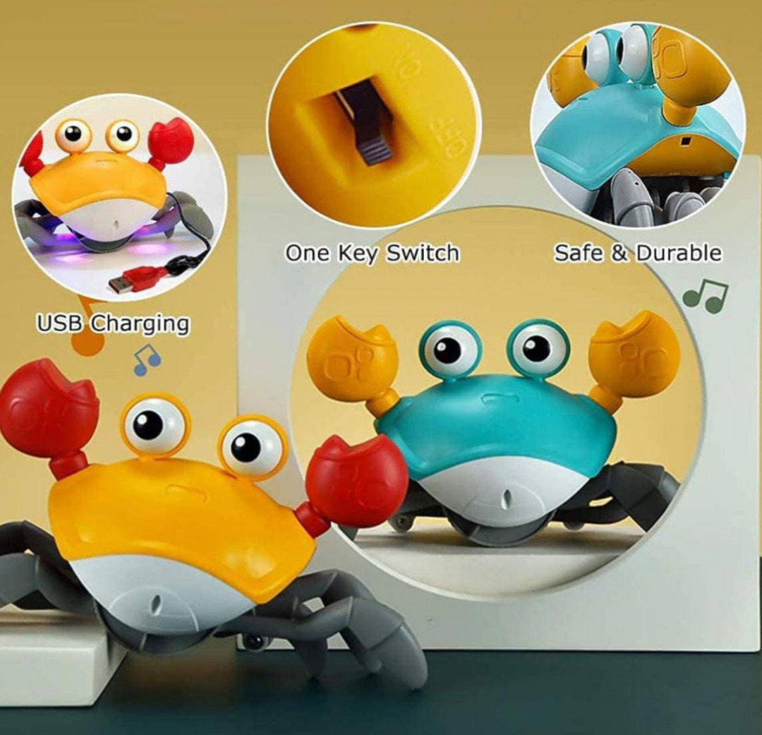 Esmi®- *Crawling Musical Crab Toy*