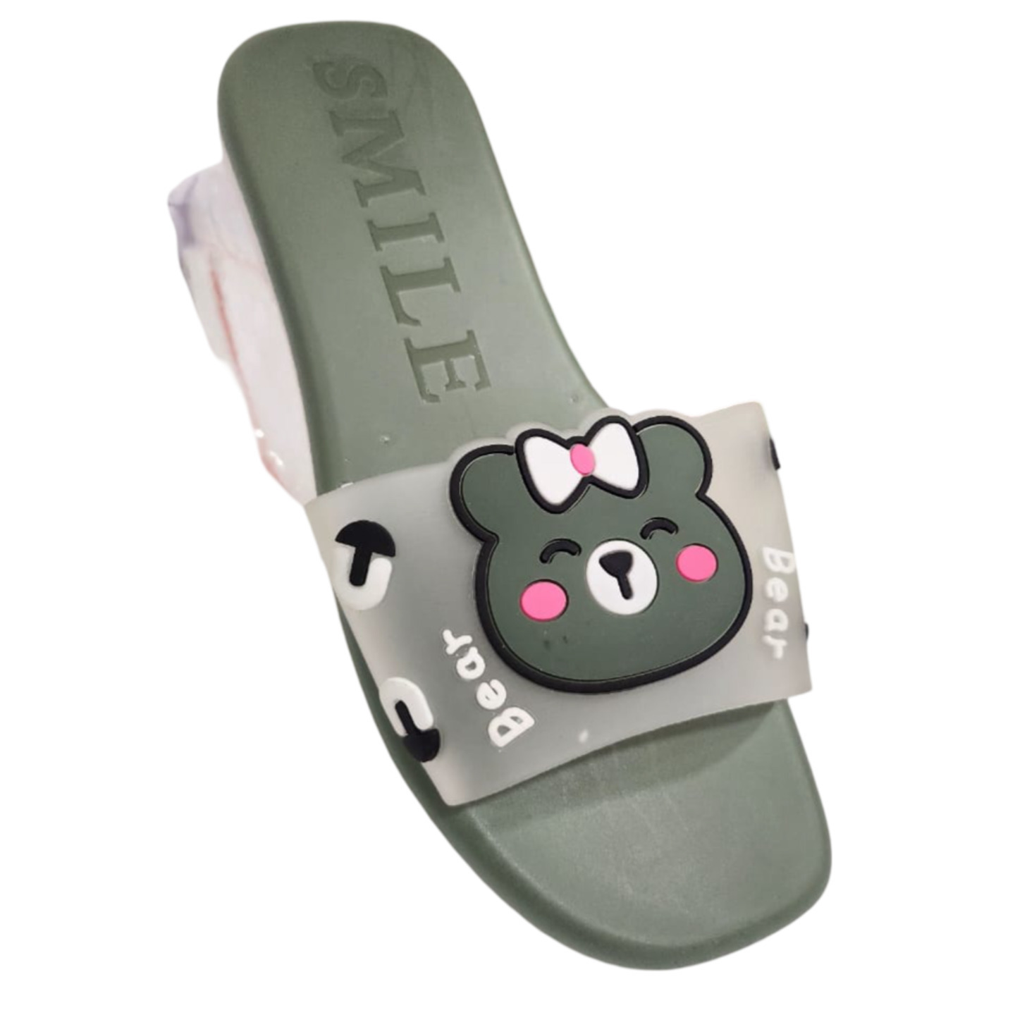 GREEN BEAR FLIP-FLOPS