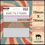 8826 Sleeve Kings Hogwarts Battle Square Compatible 76 X 76mm