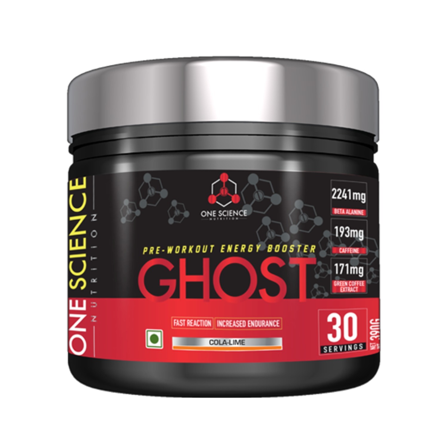 One Science Nutrition Ghost Preworkout 30Sv Cola Lime