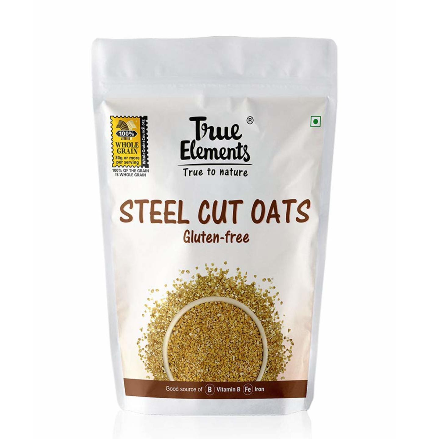 True Elements Gluten Free Rolled Oats 500g - Protein Rich Oats