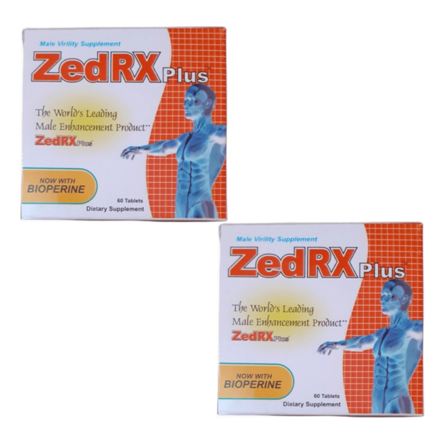 ZedRX Plus - Erectile Dysfunction & Penis Enlargement Pills - 2 Boxes