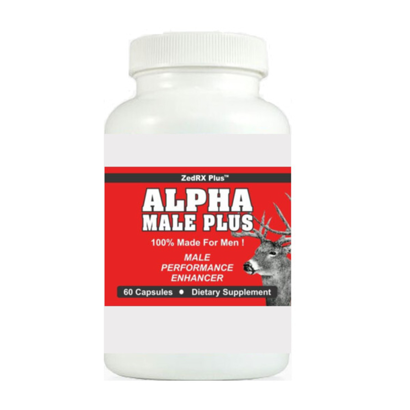 Alpha Male Plus - Sexual Performance Enhancement & Erection Pills - 60 Capsules