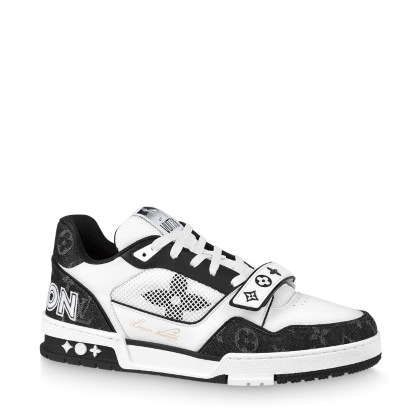 Louis Vuitton LV Trainer Black White