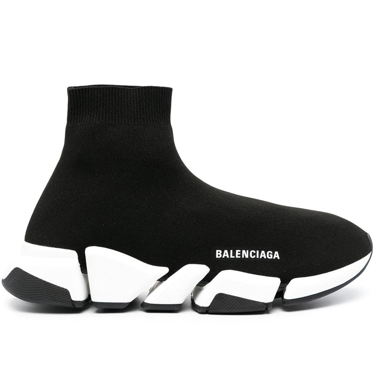 balenciaga speed trainer black white