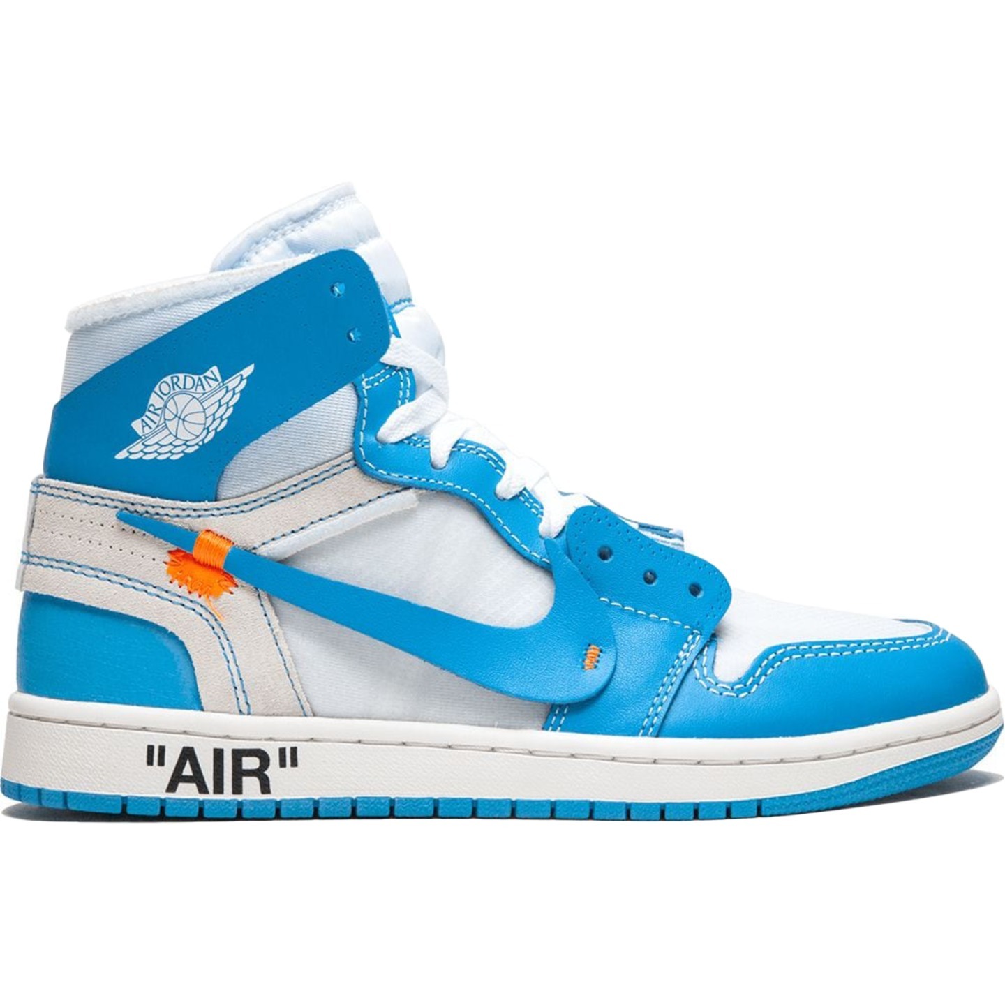 RETRO 1 OFF WHITE UNC BLUE WOMANS