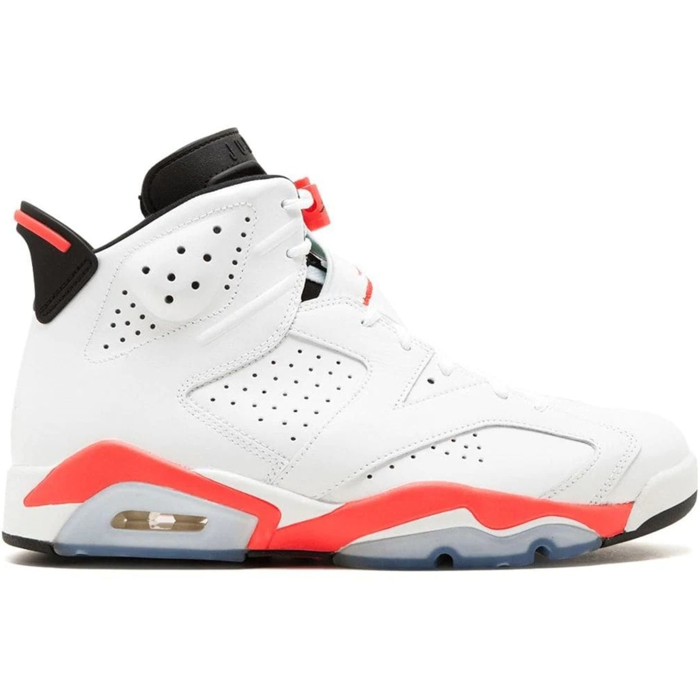 Nike Air jordan retro 6 white infrared