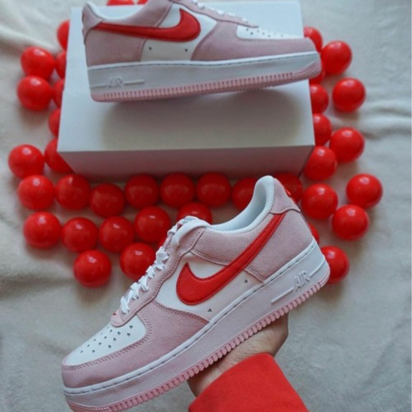 Air airforce 1 low 07 Qs Valentines day letter womens