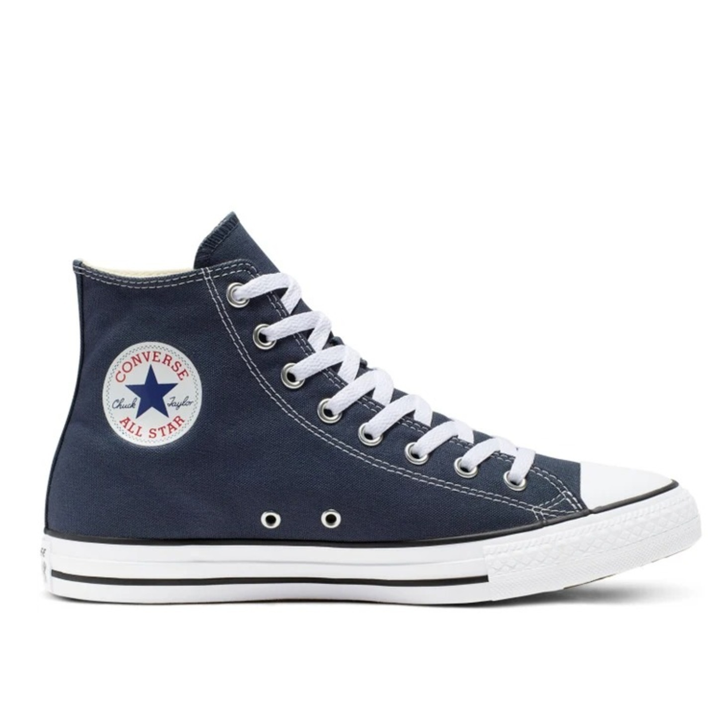 converse chuck taylor all star canvas hi top navy womens