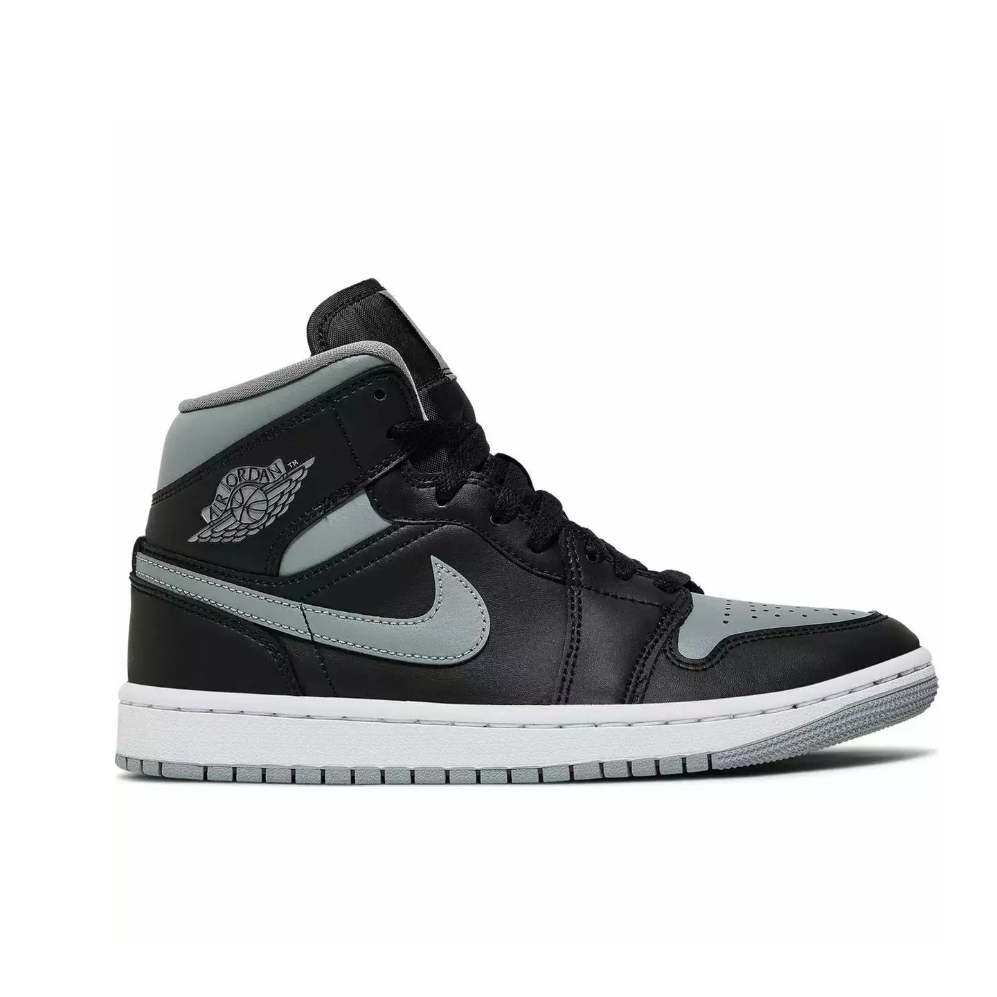 Air jordan 1 mid shadow black Grey