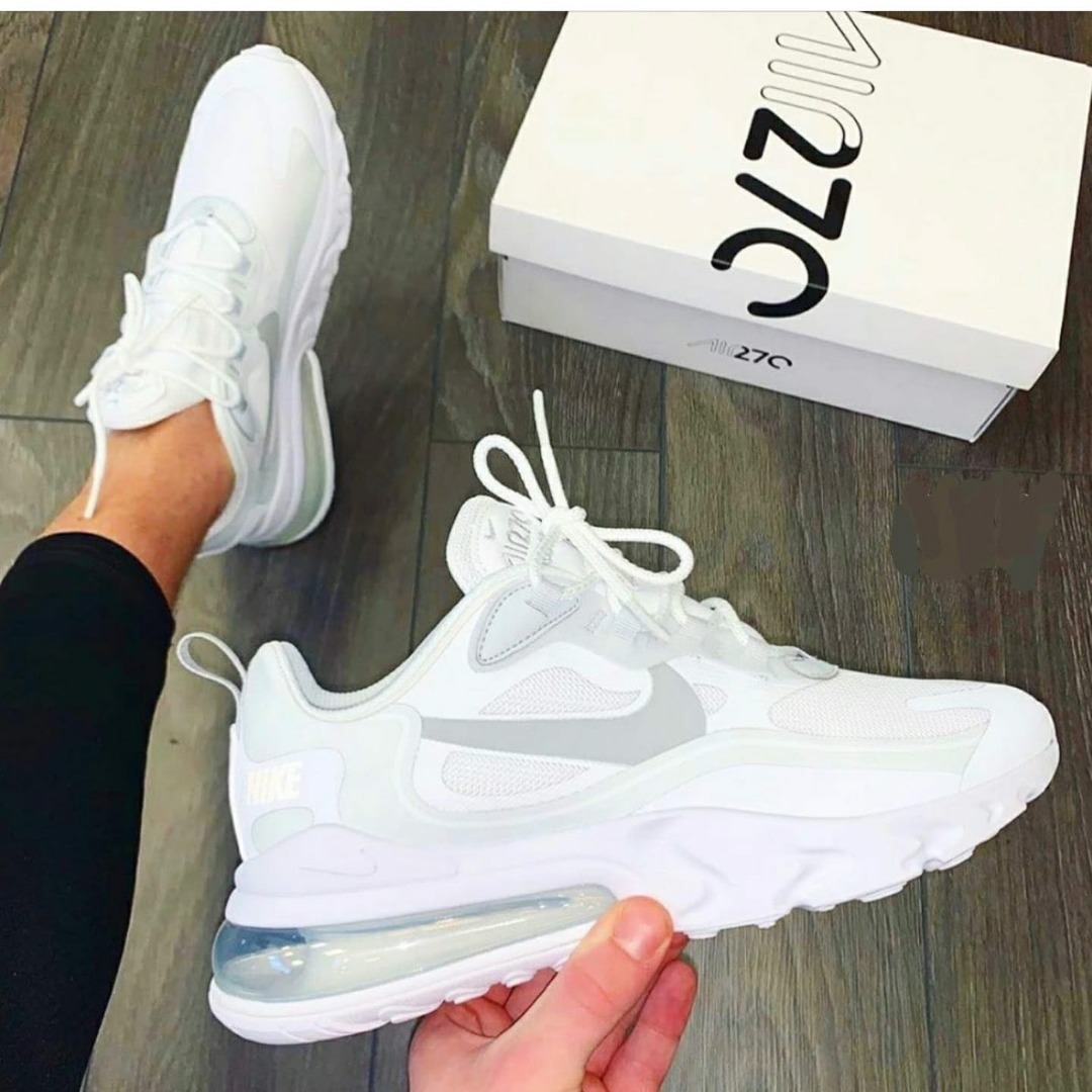 Nike Airmax react 270 Triple white