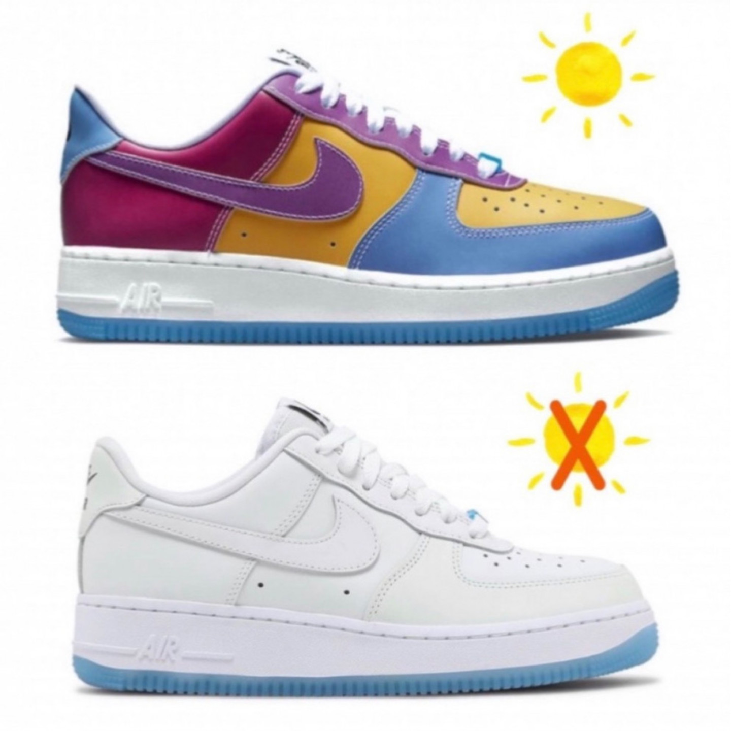 Nike Air Force 1 Low LX UV Reactive Multi