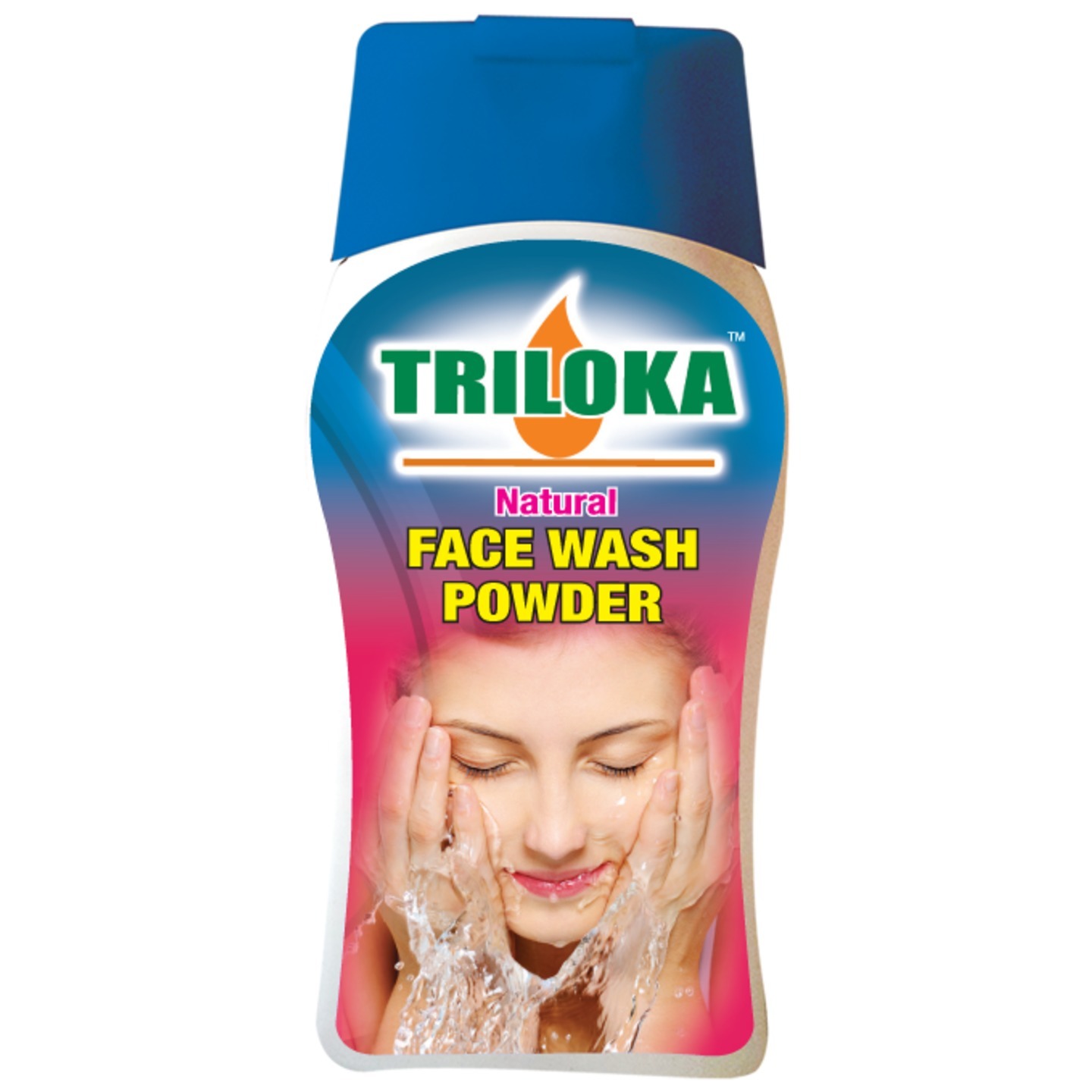New Triloka FaceWash Powder Bottle( Powder) - 1 Case