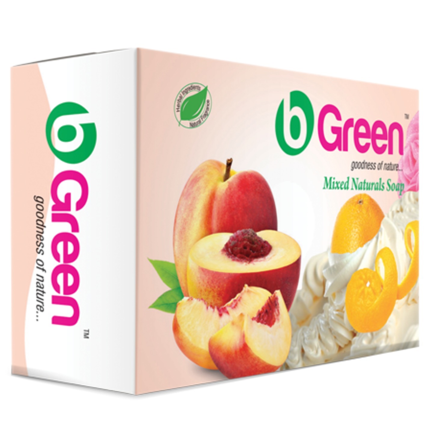Bgreen Mixed Fruit Natural Bathing Soap -1 Case