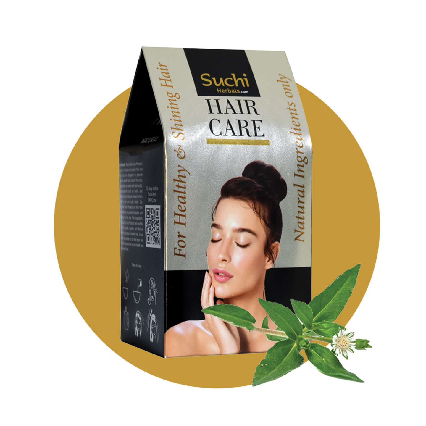 Bringraj Leaves Powder Premium Natural Hair Pack