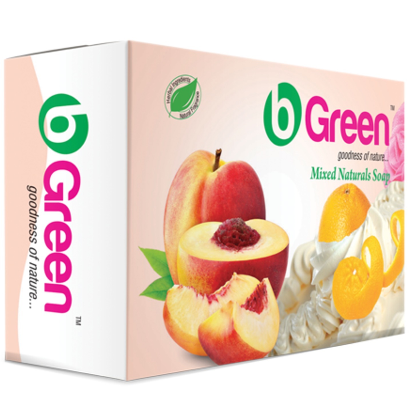 Bgreen Mixed Fruit Bathing Soaps-1 Dozen