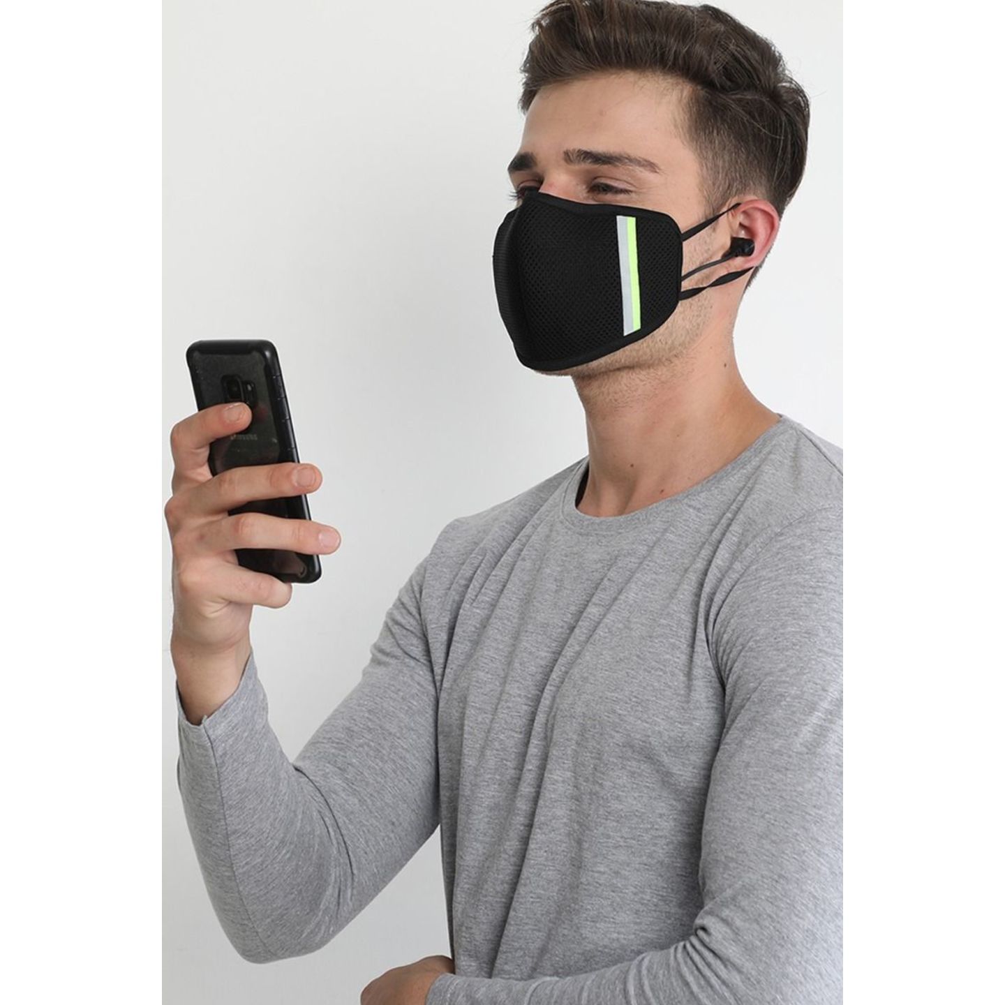 Reusable Outdoor Protection Face Mask with Bluetooth headset