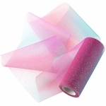 Tutu Tulle Glitter Fabric Roll 6 inches 25 Yards