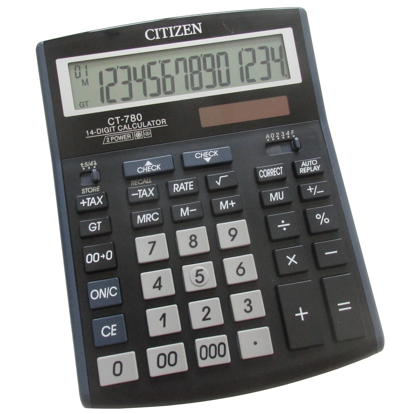 Citizen CT-780 Check & Correct Desktop Calculator