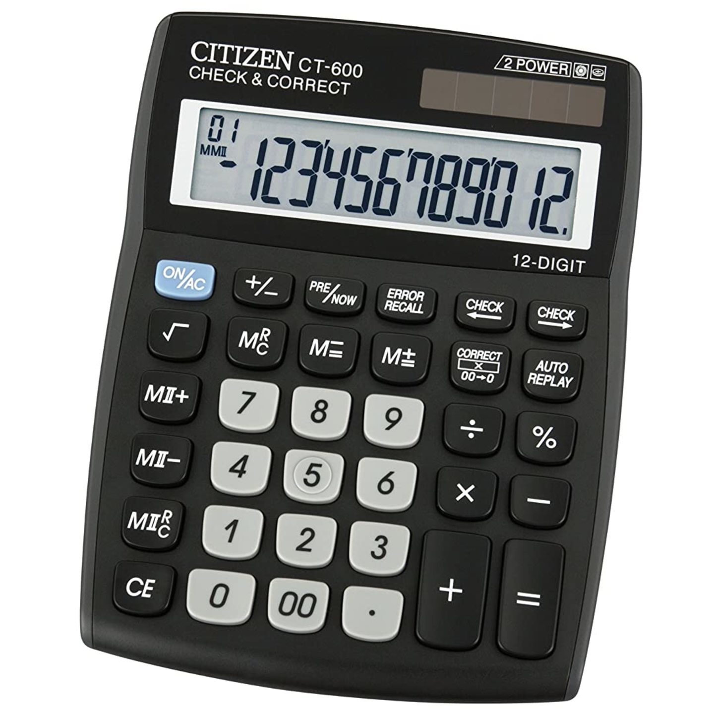 Citizen CT-600J Check & Correct Desktop Calculator