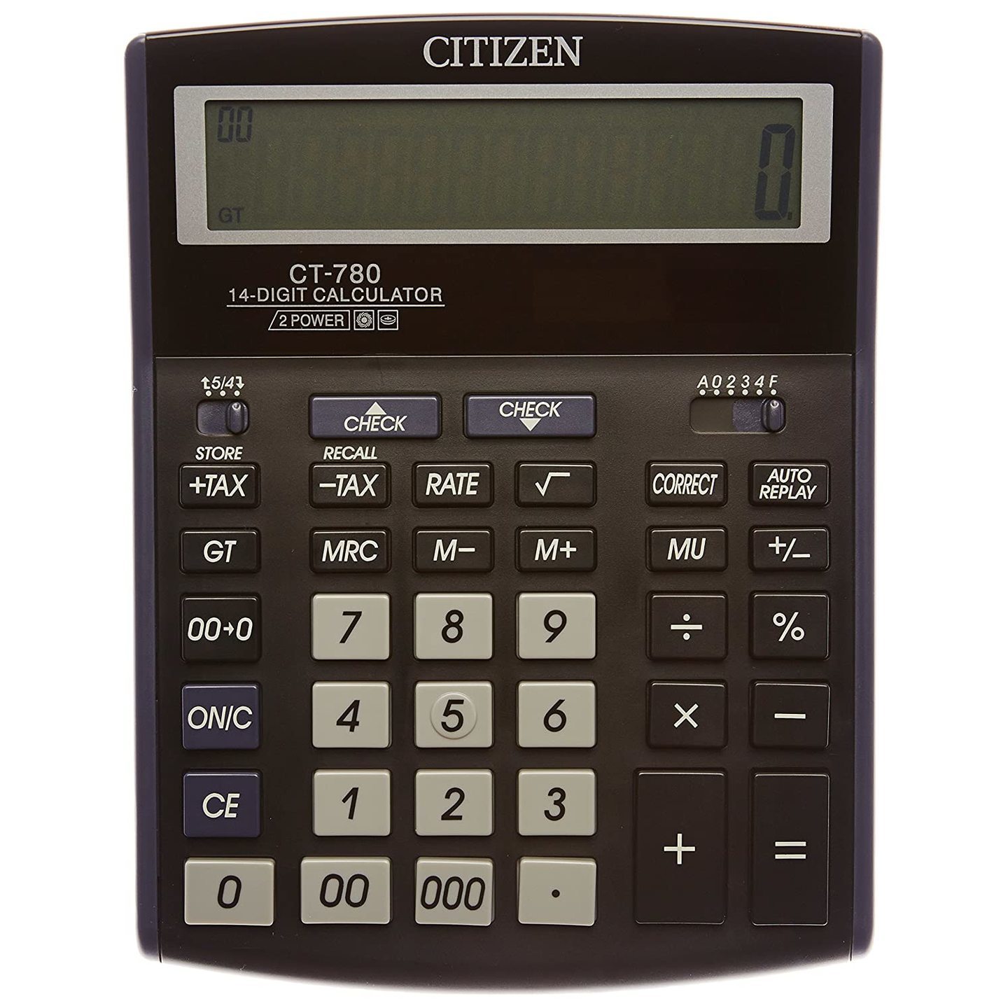 Citizen CT-780 Check & Correct Desktop Calculator