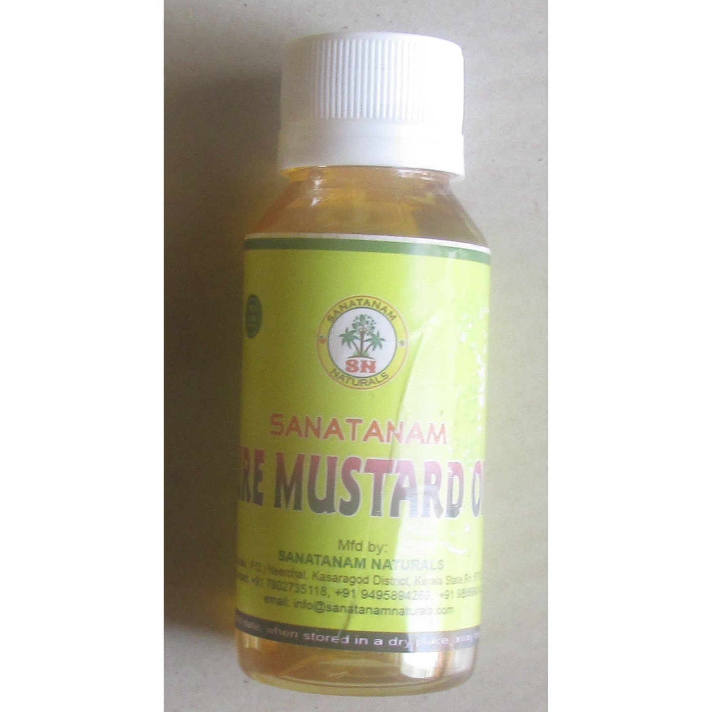 Sanatanam 100% Pure and Organic Mustard Oil 100 ml