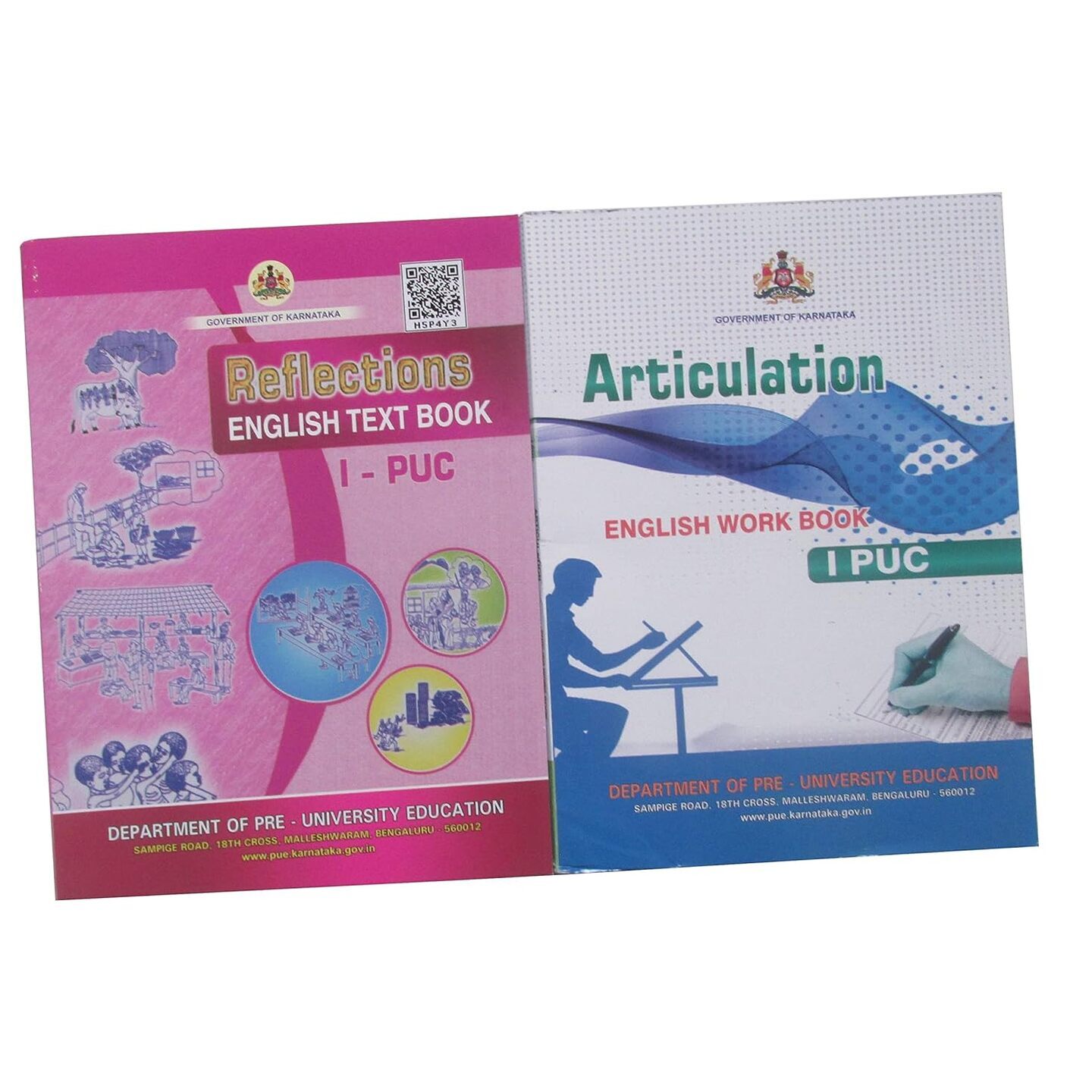 Karnataka 1st PUC English Text & Work Book