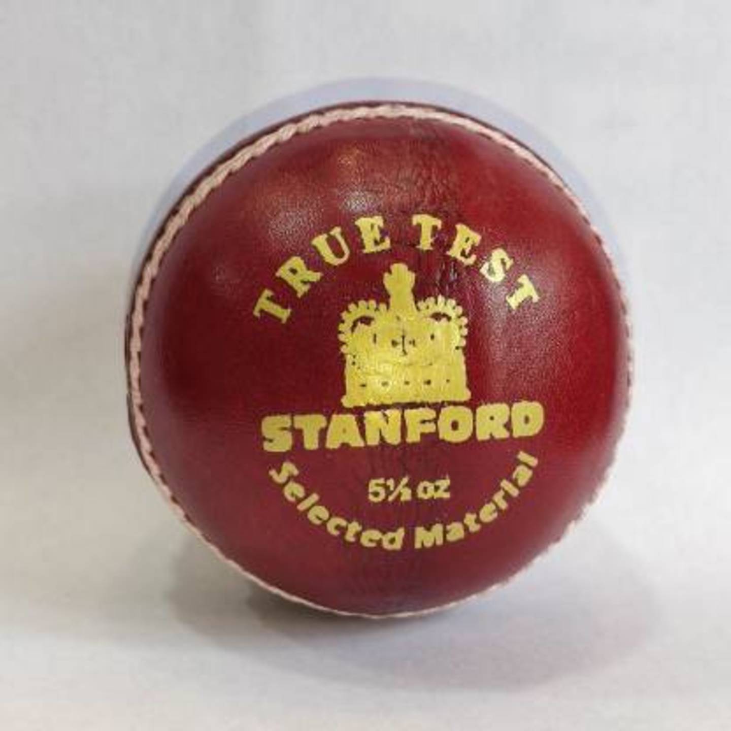 SF TRUE TEST RED LEATHER CRICKET BALL