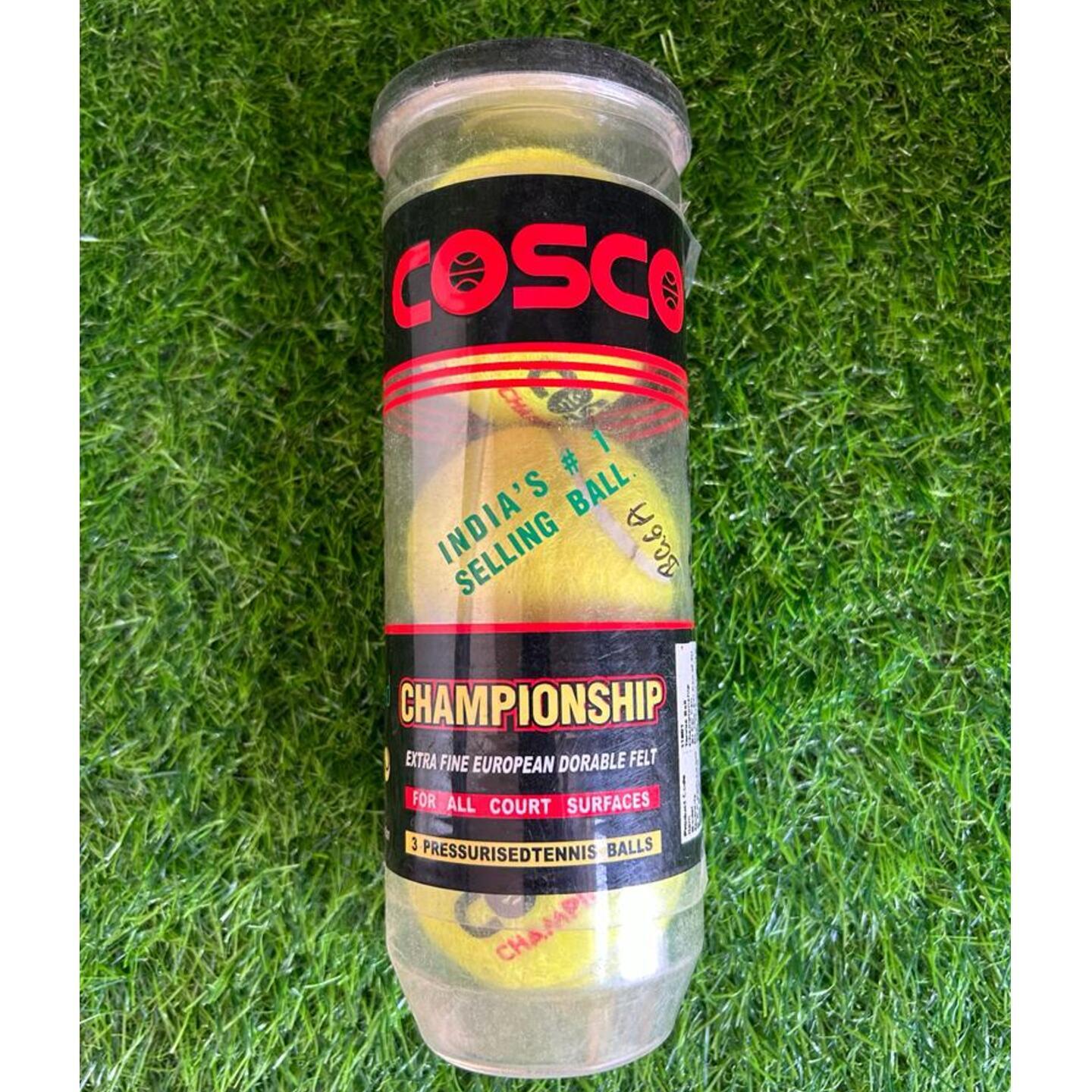 COSCO CHAMPIONSHIP TENNIS BALL (PACK OF 3) (1)