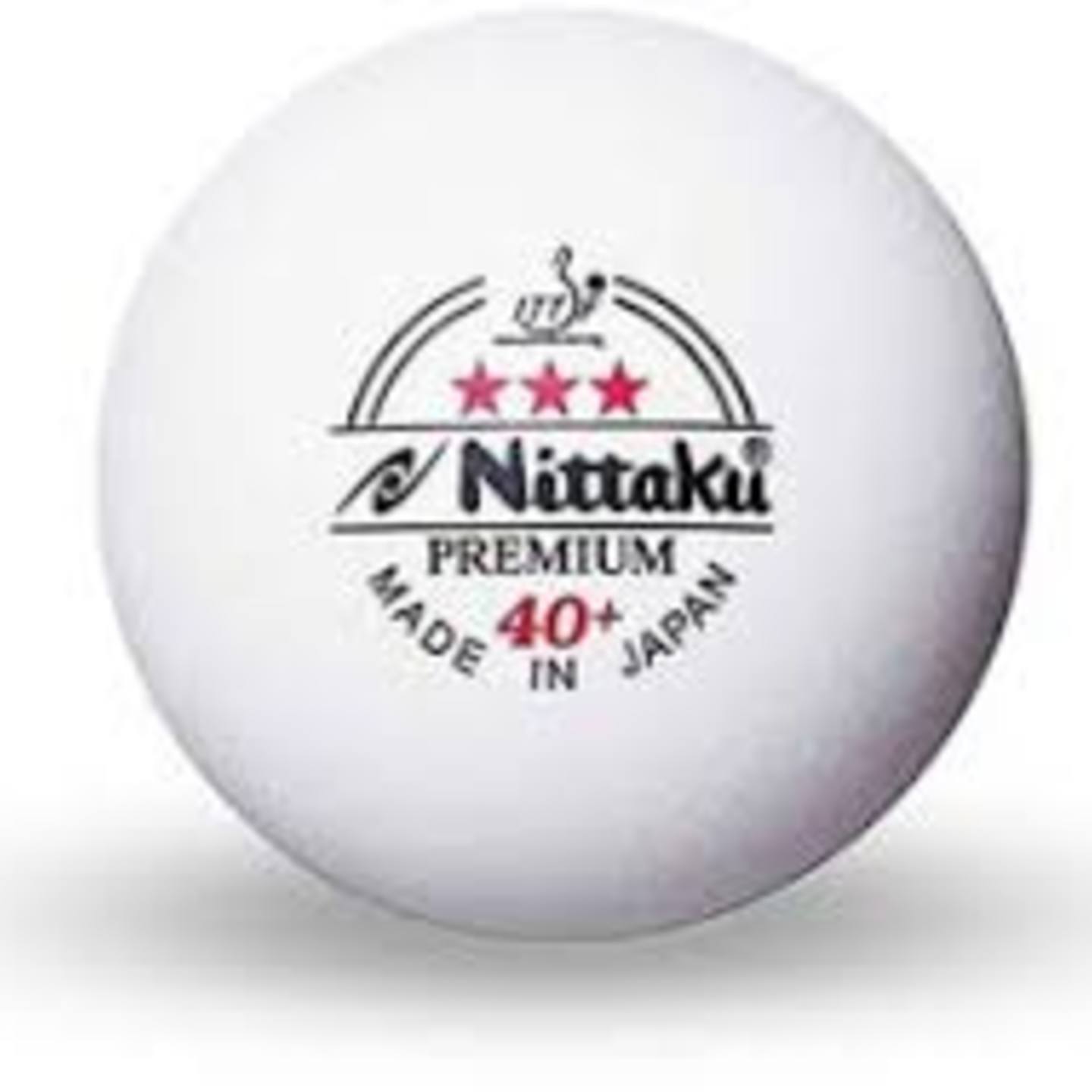 NITTAKU 3 STAR PLASTIC TABLE TENNIS BALL