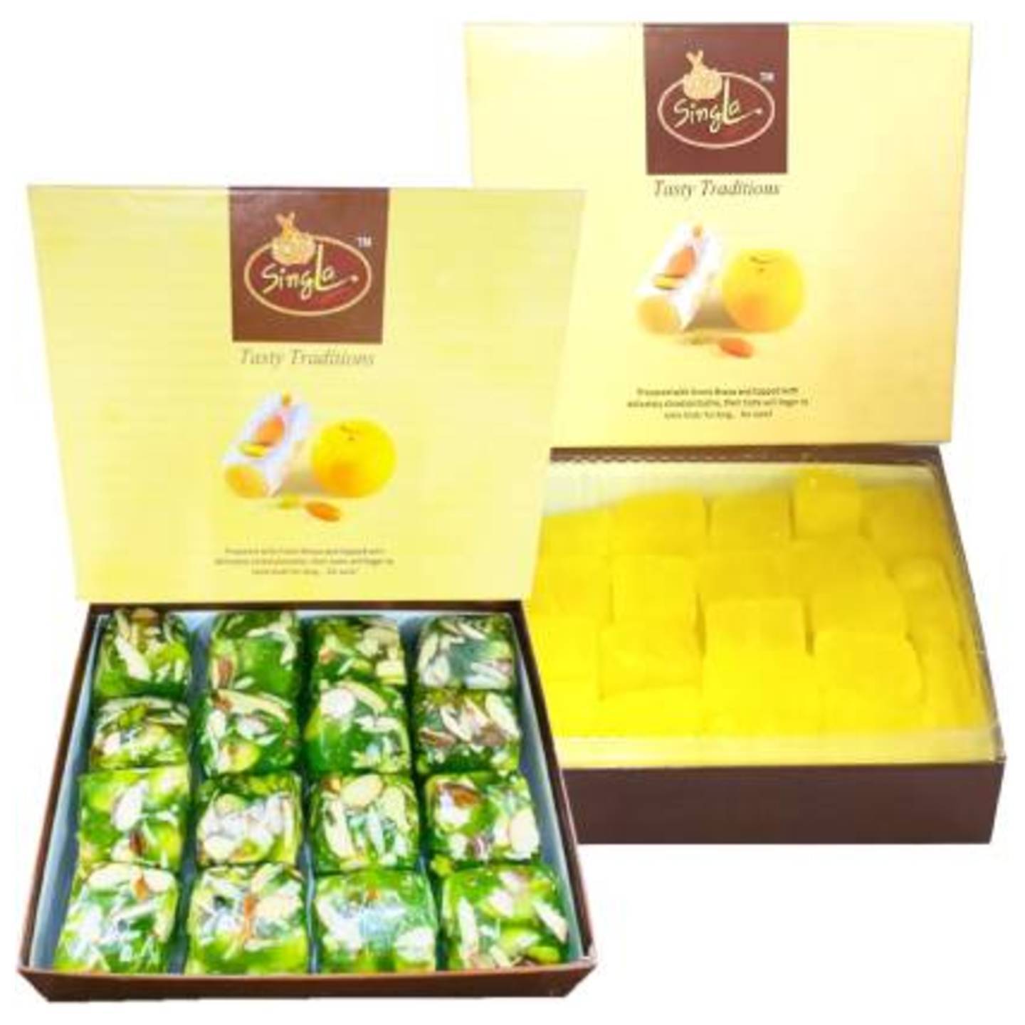 Singla Halwa 400g Kesar Dry Petha 400g Combo Pack 2 Box  (2 x 400 g)
