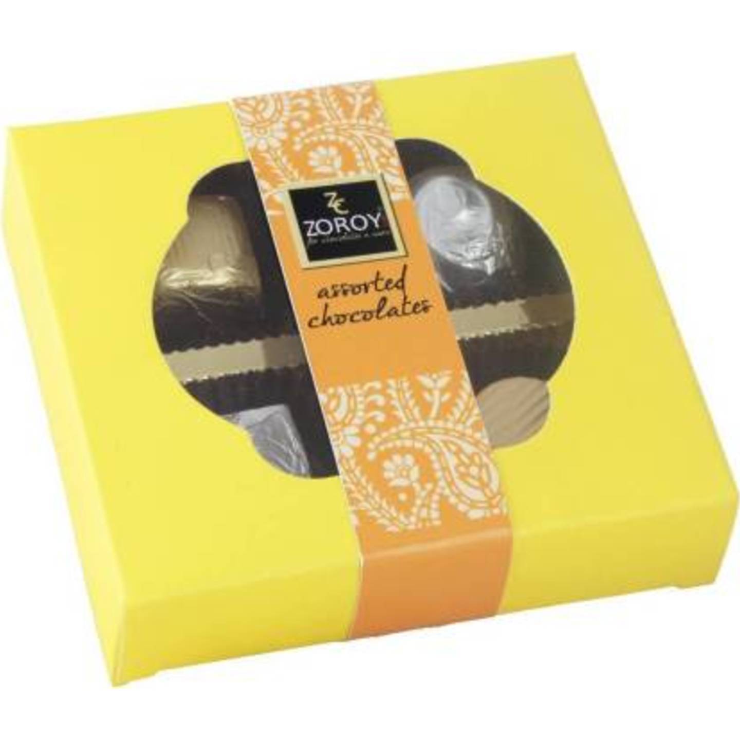 Zoroy Luxury Chocolate Diwali special box with 4 chocolates Fudges  (45 g)