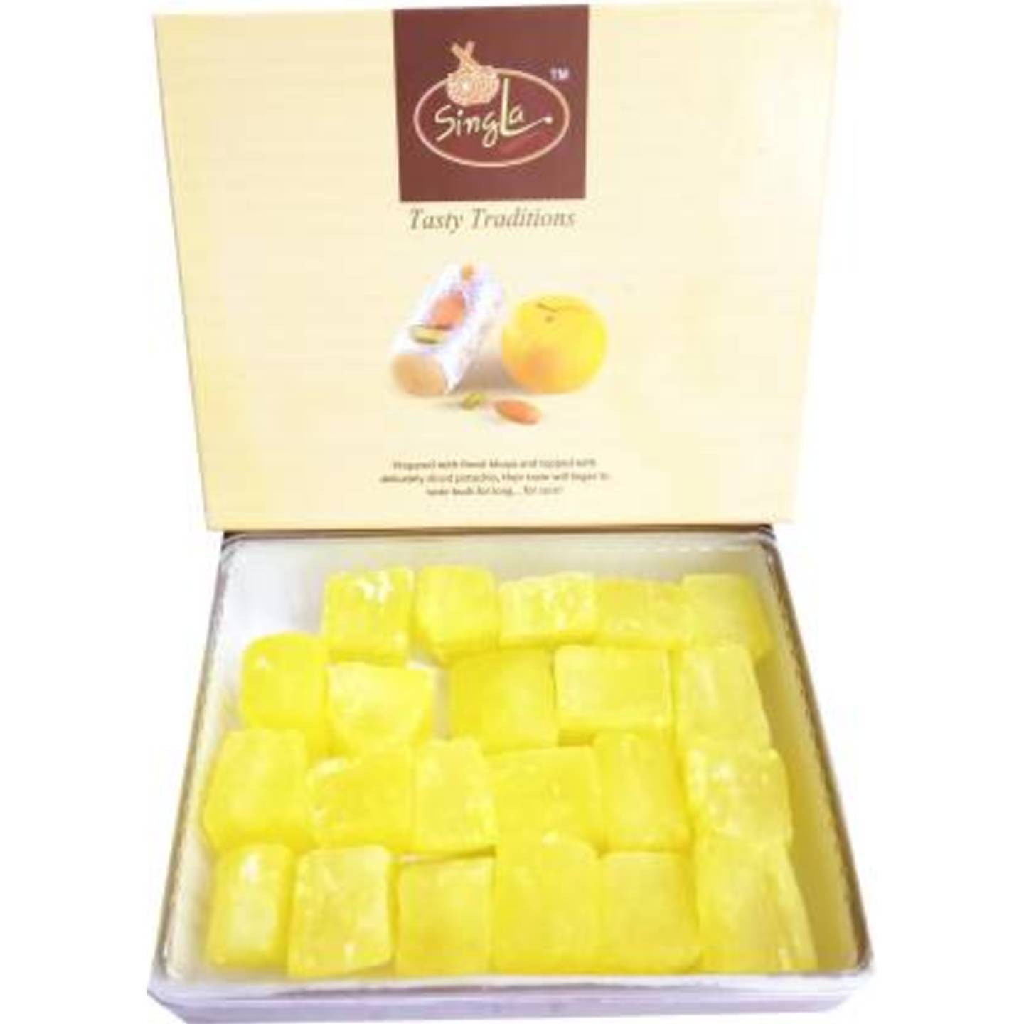 Singla Kesar dry petha sweets 500g Box  (500 g)