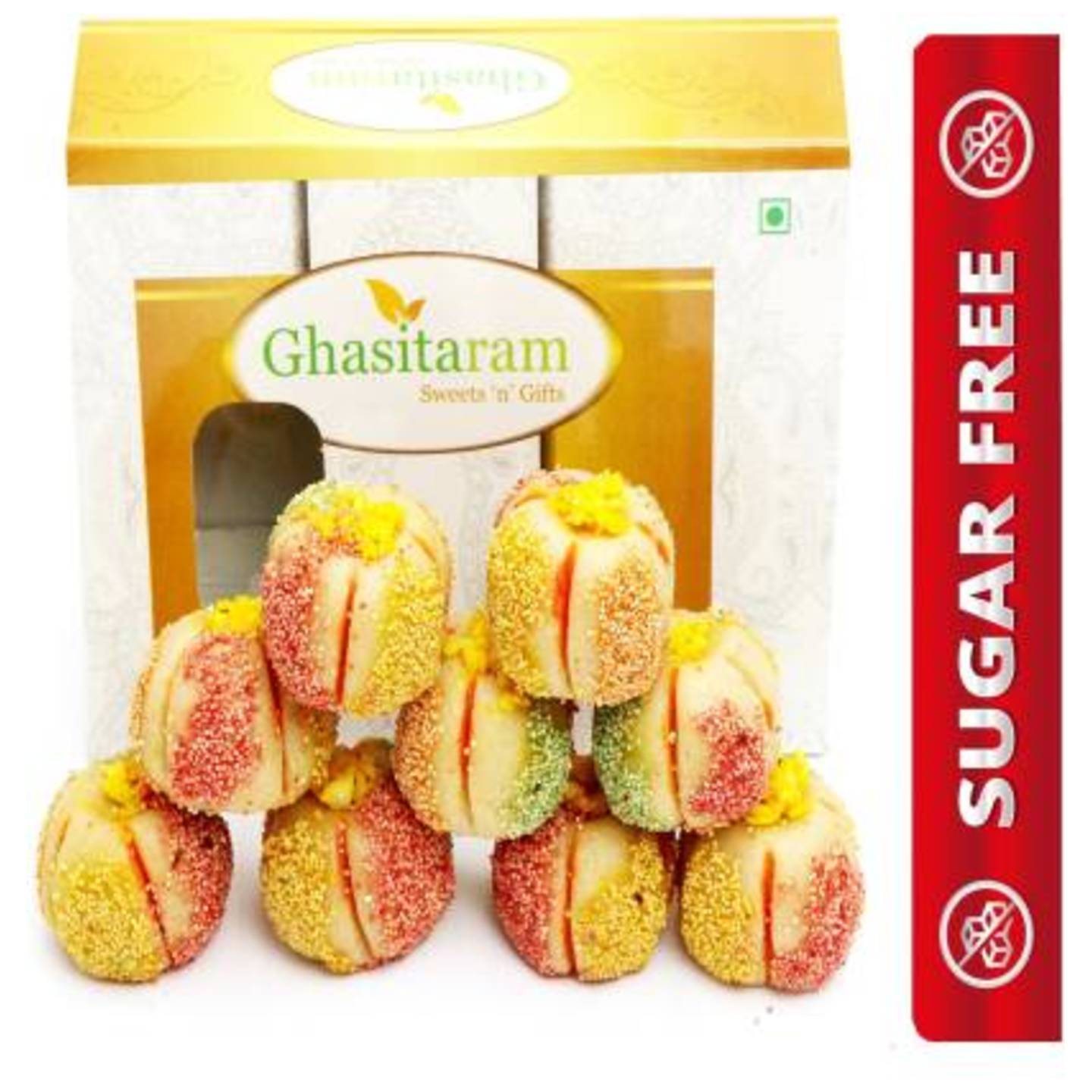Ghasitaram Gifts Sweet Sugarfree Melons Box  (200 g)