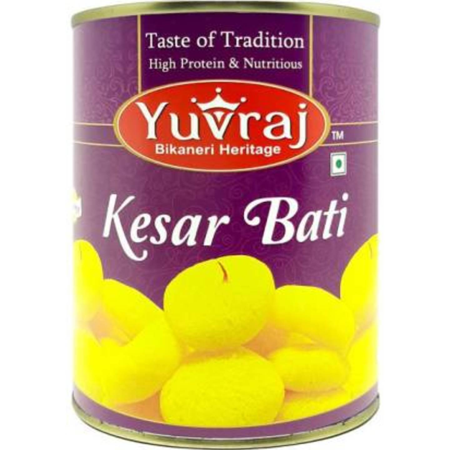 Yuvraj Food Product Sweets Kesar Bati famous Rajasthani mithai 1 kg Tin pack Tin  (1000 g)
