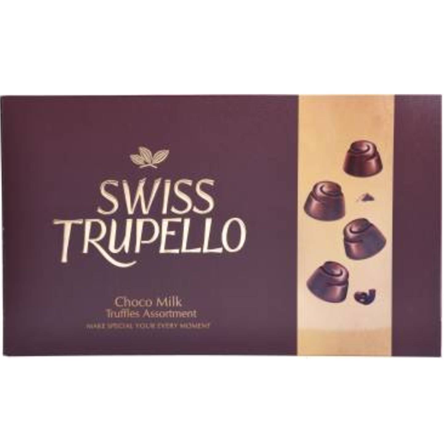 MyFruit Swiss Trupello Choco Milk Center Filled Truffles Chocolate Gift Box Truffles  40 Units