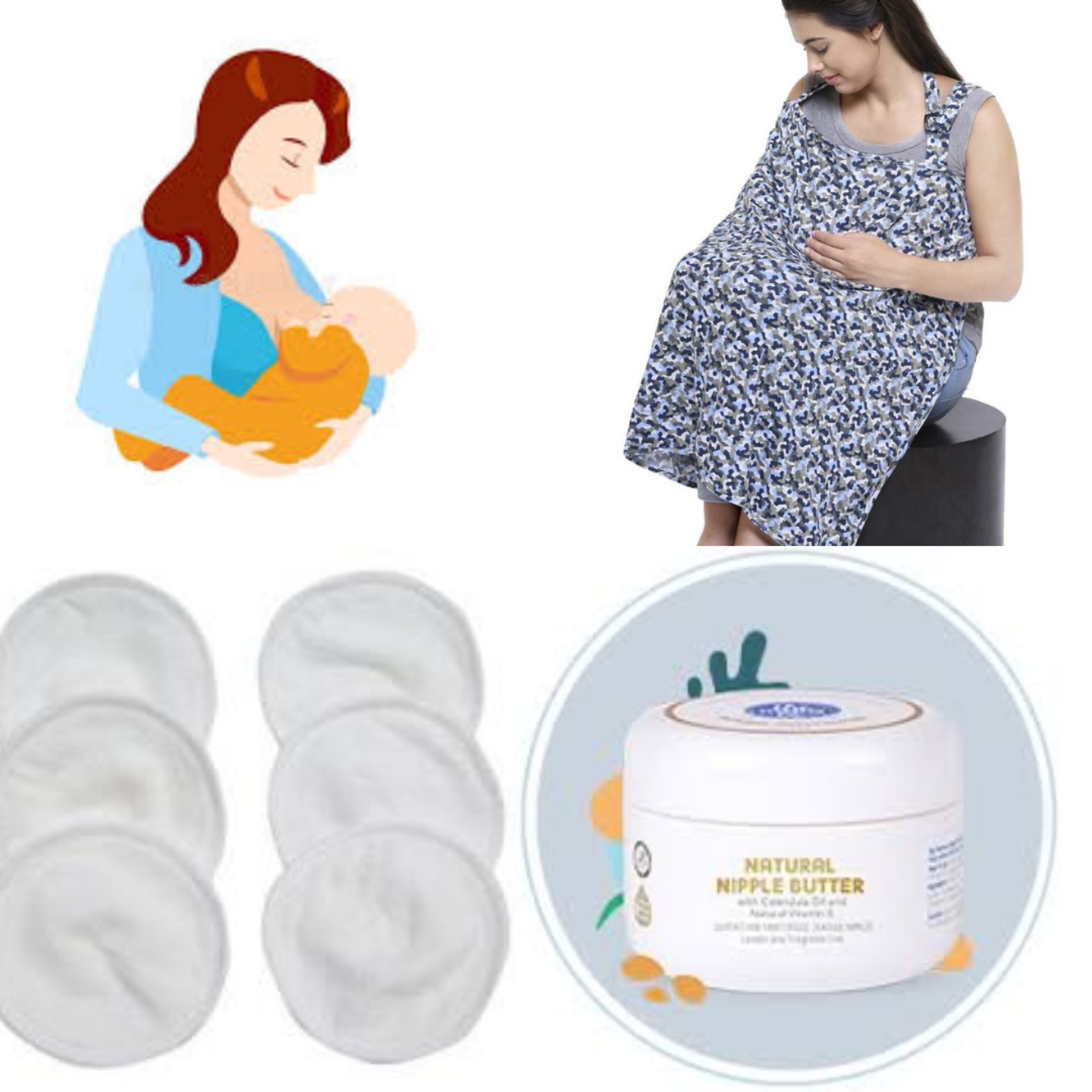 Breastfeeding Survival Kit for New Moms - Set of 3 pcs 