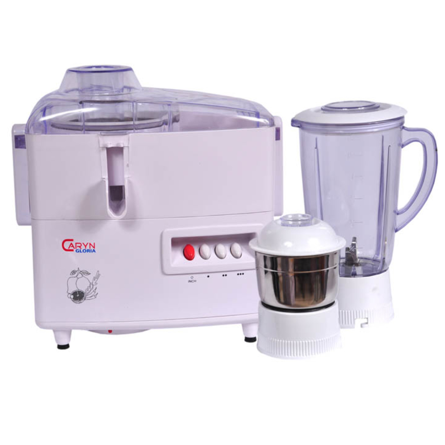 Caryn Gloria Juicer Mixer Grinder 500 Watt with 2 Years Warranty