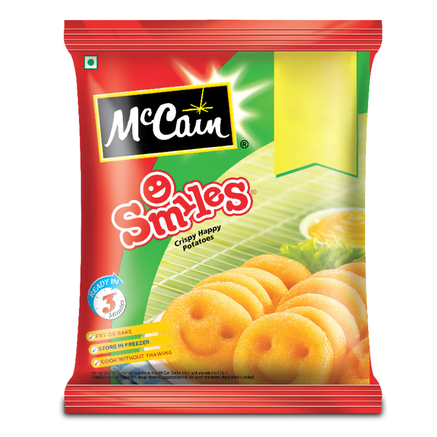 McCain Smiles - Crispy Happy Potatoes: 1.25 kgs