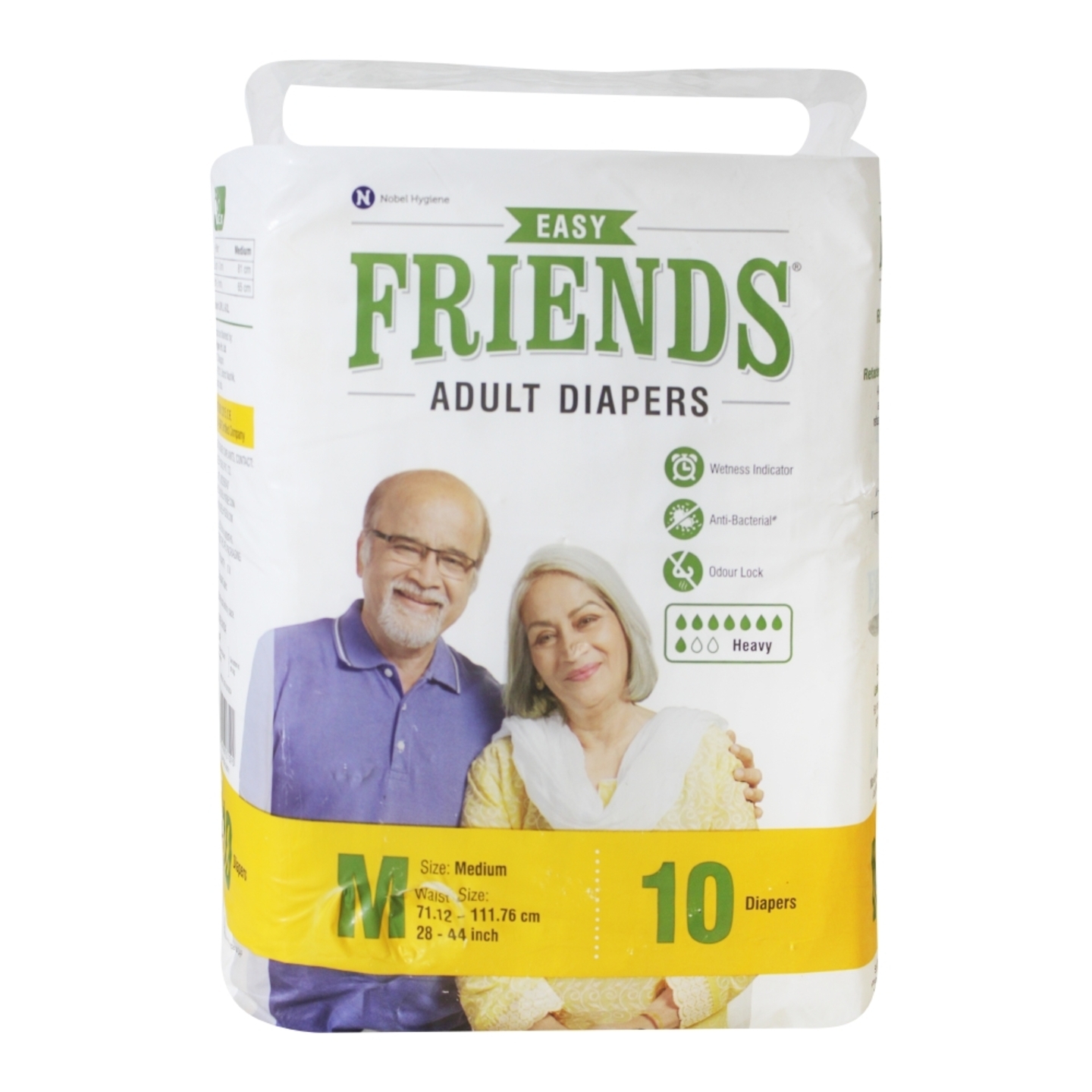 Friends Easy Adult Diapers Medium: 10 U