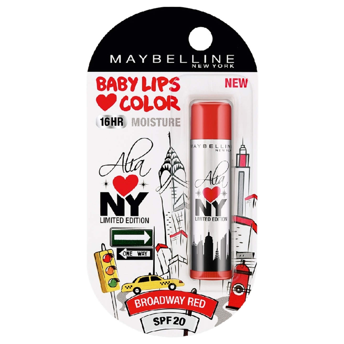 Maybelline New York Color Broadway Red Lip Balm: 4 gms