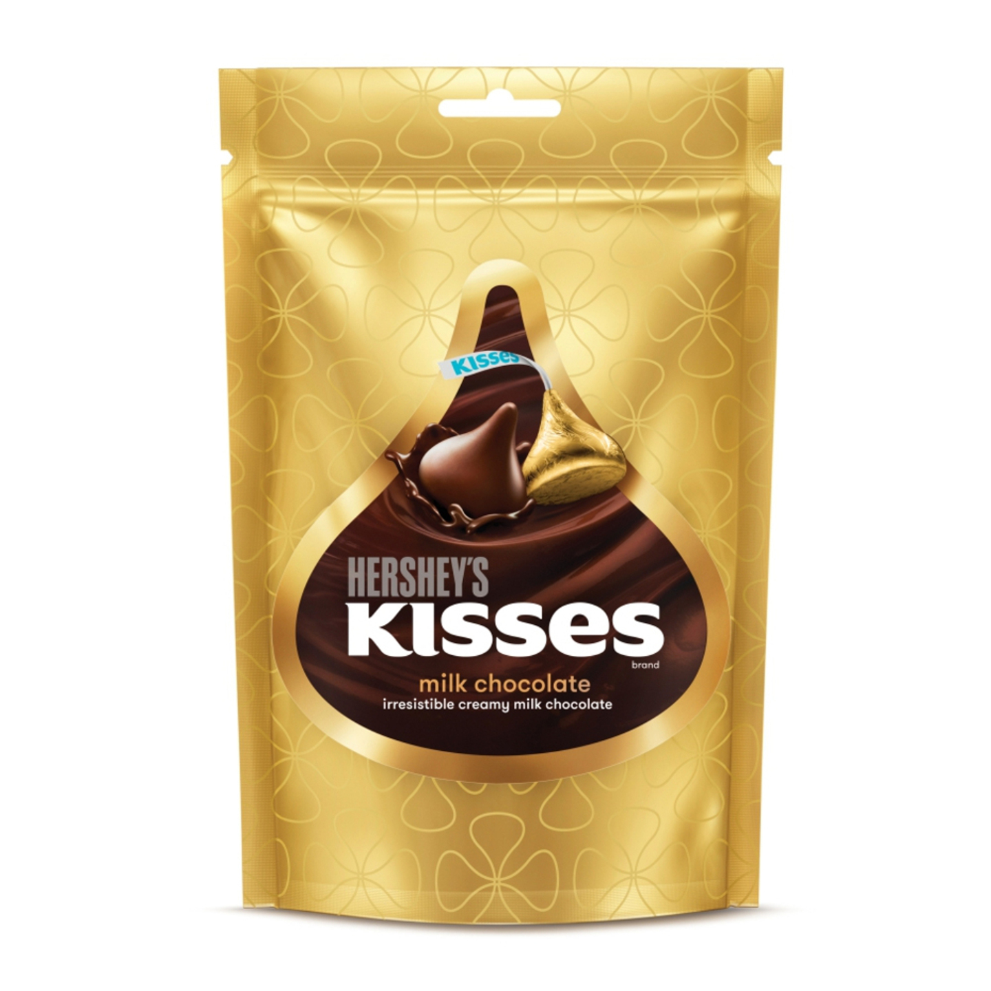 Hershey's Kisses Milk Chocolate Pouch: 108 gms