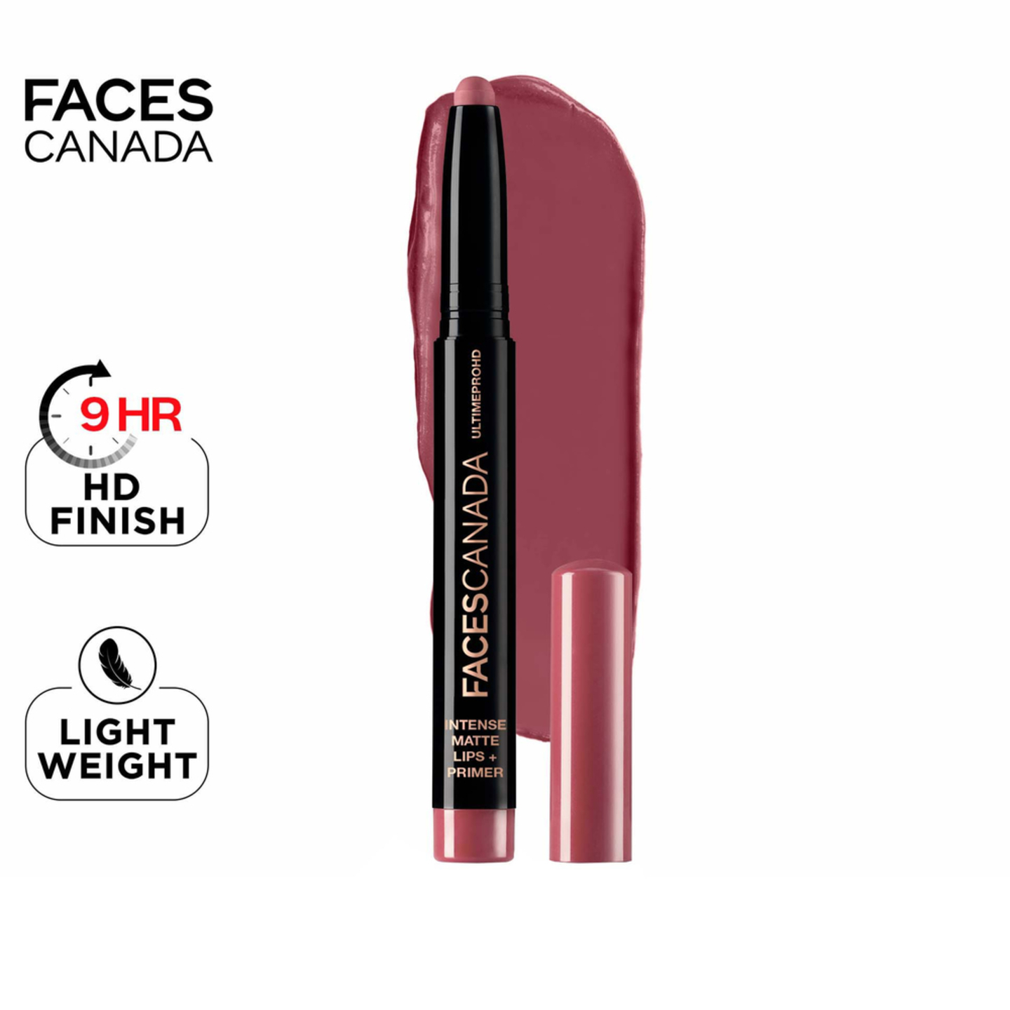 Faces Canada HD Matte Lips + Primer - Magnetic 02: 1.4 gms