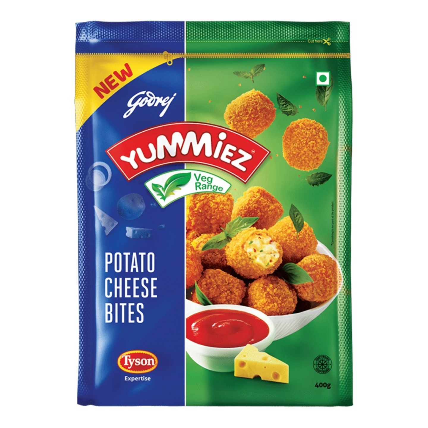 Godrej Yummiez Potato Cheese Bites: 400 gms