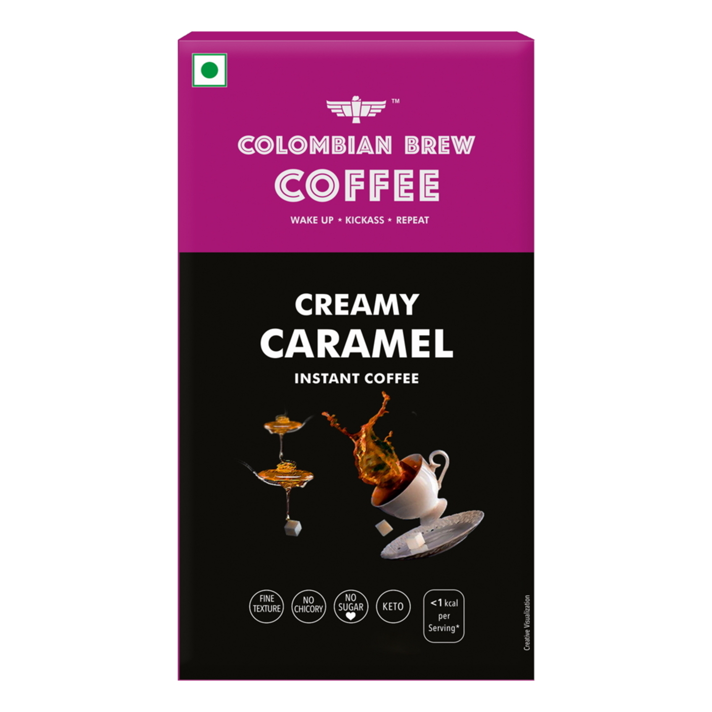 Colombian Brew Instant Coffee Creamy Caramel: 100 gms