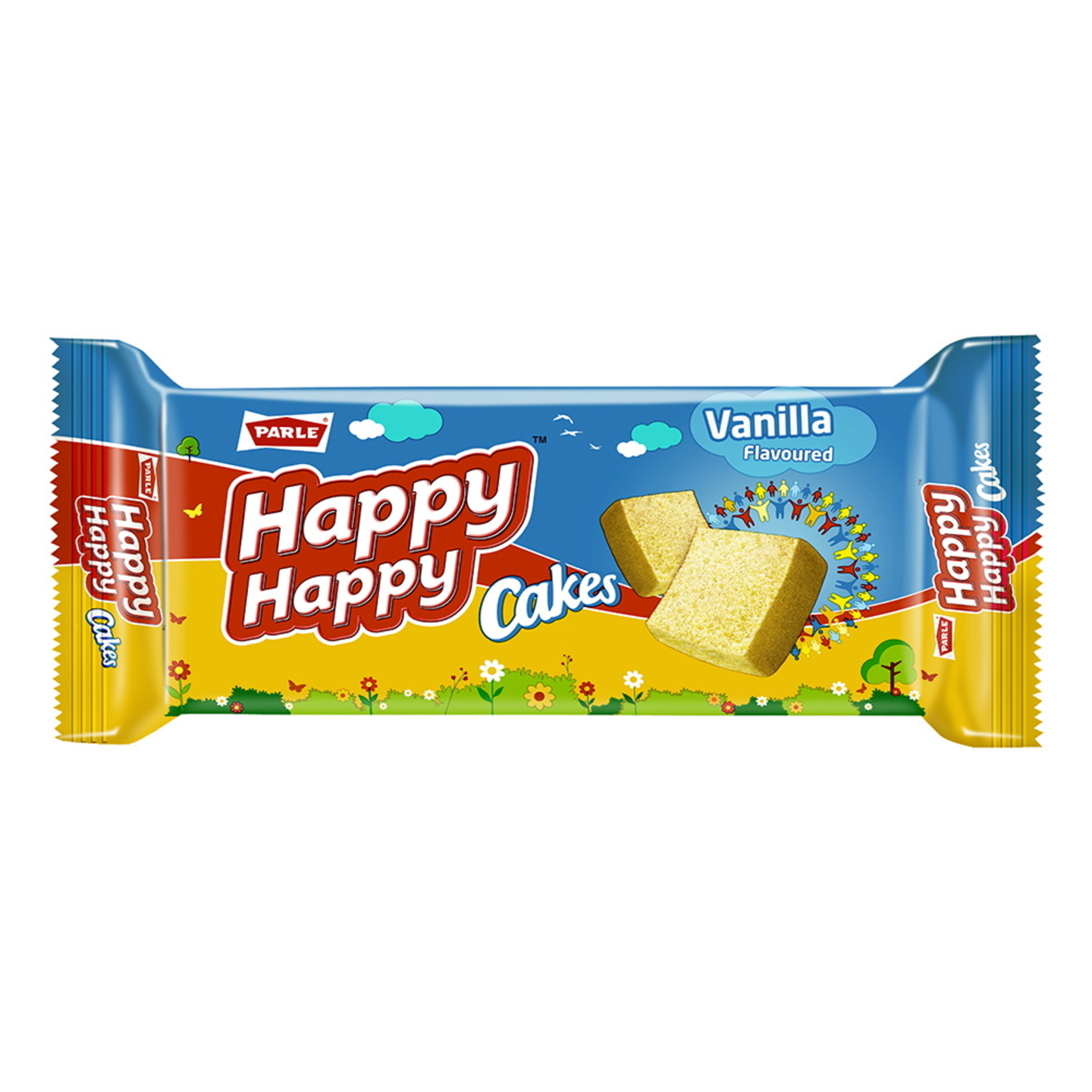 Parle Happy Happy Vanilla Flavoured Cake: 100 gms