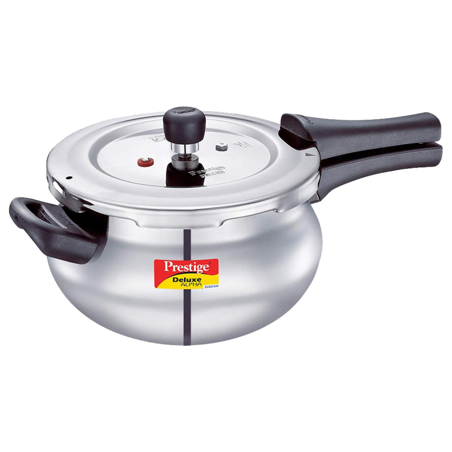 Prestige Deluxe Alpha Svachh Stainless Steel Pressure Cooker Handi: 3 Litres