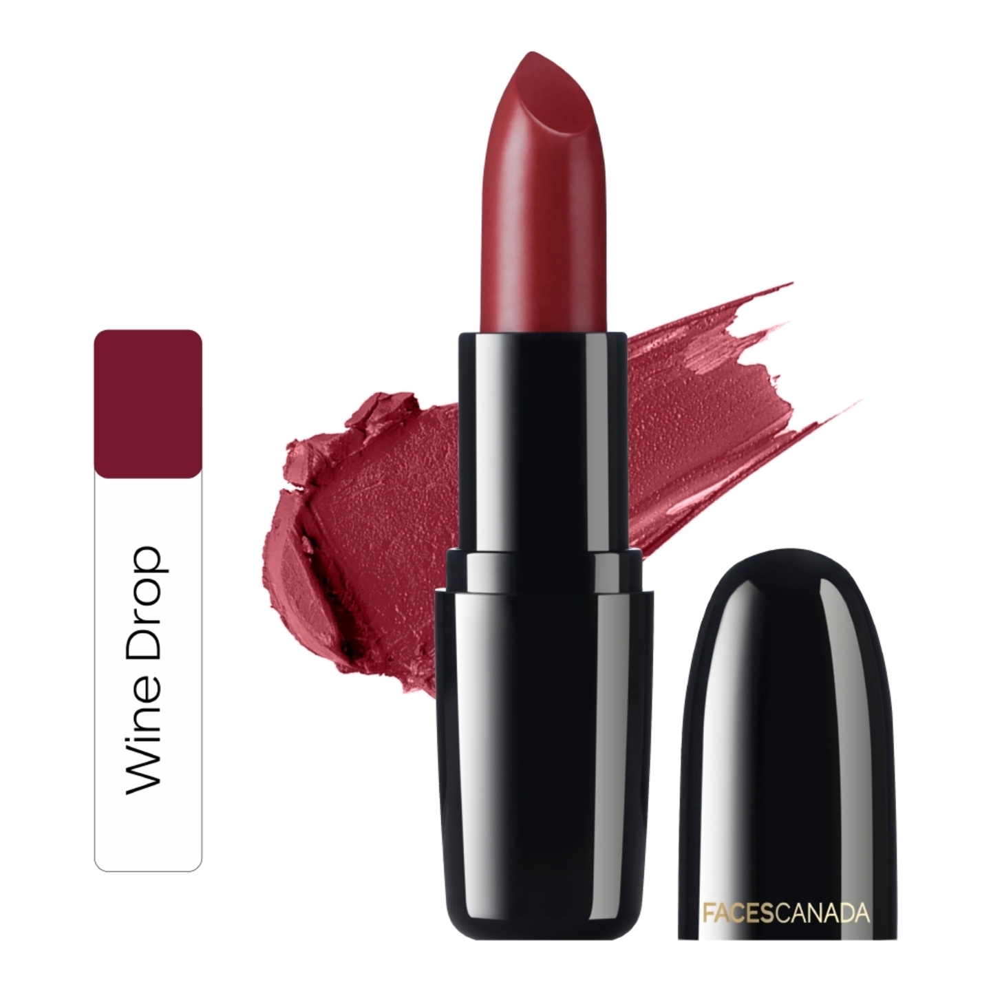 Faces Canada Creme Finish Lipstick - Wine Drop 20: 4 gms