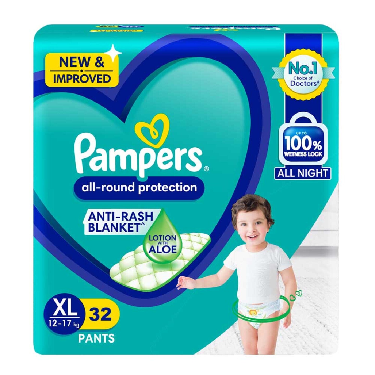 Pampers All-Round Protection Pants - Extra Large (XL): 32 U