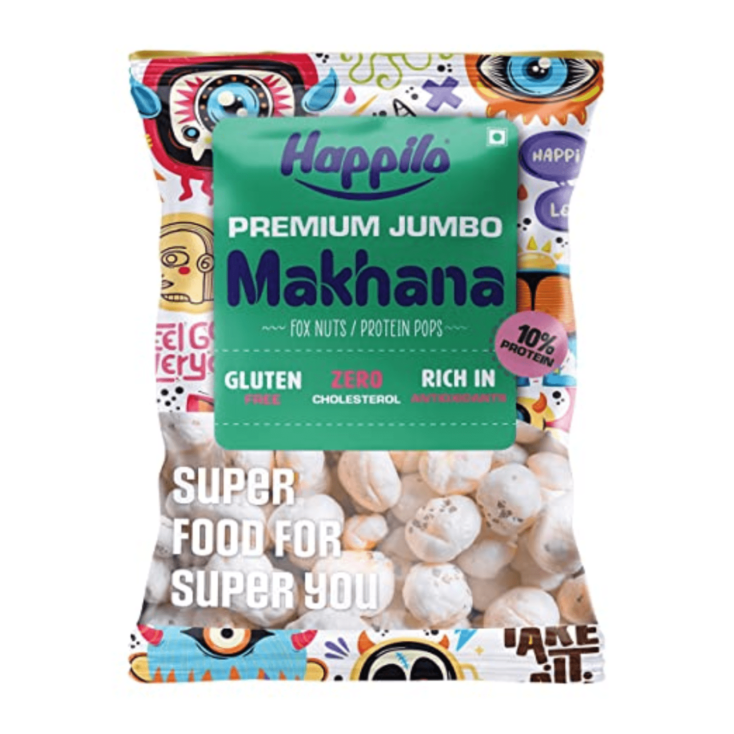 Happilo Premium Jumbo Fox Nuts Phool Makhana 200g